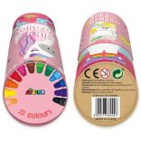 Unikornisos 3 az-1-ben zsírkréta készlet kiszínezhető poszterrel, 12 db-os Avenir