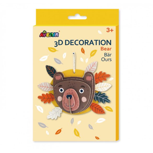 3D dekorációs puzzle , Maci Avenir