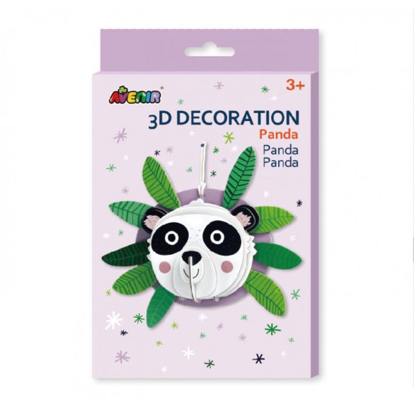 3D dekorációs puzzle, Panda Avenir