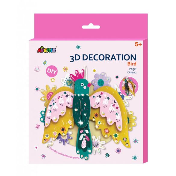 3D dekorációs puzzle, Madár Avenir