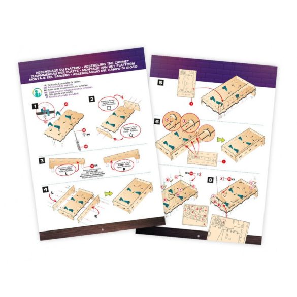 Mini összeépíthető flipper játékgép BUKI