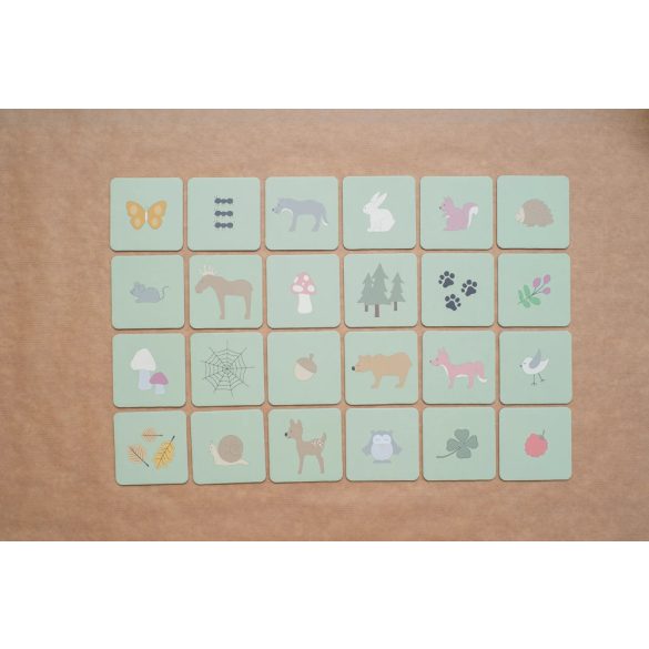 Első memória játékom, Az erdő állatai Jabadabado