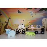 Fa dzsip szafari állatokkal Jabadabado