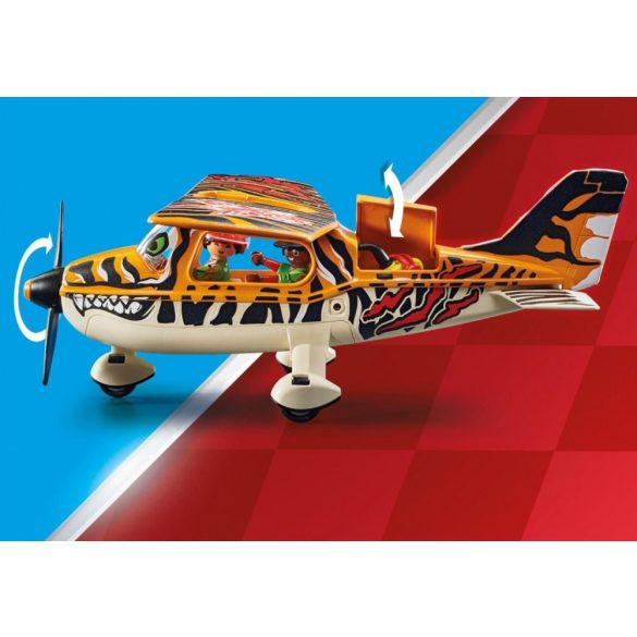 Légi kaszkadőrök - Motoros vitorlázógép "Tigris" Playmobil 70902