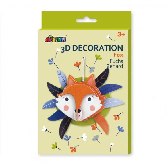 3D dekorációs puzzle, Róka Avenir
